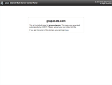 Tablet Screenshot of gruposole.com